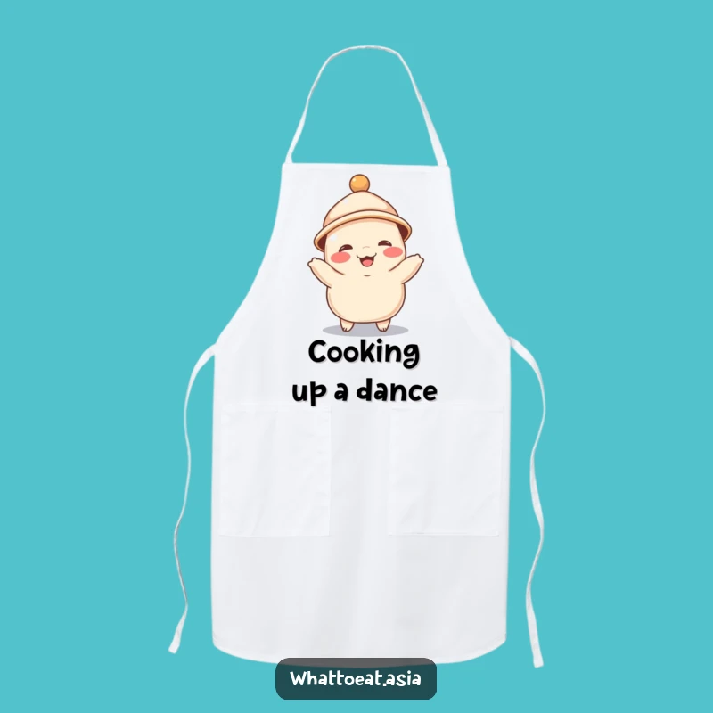 Funny Dumpling Dance Apron: Cook with Giggling Fun!