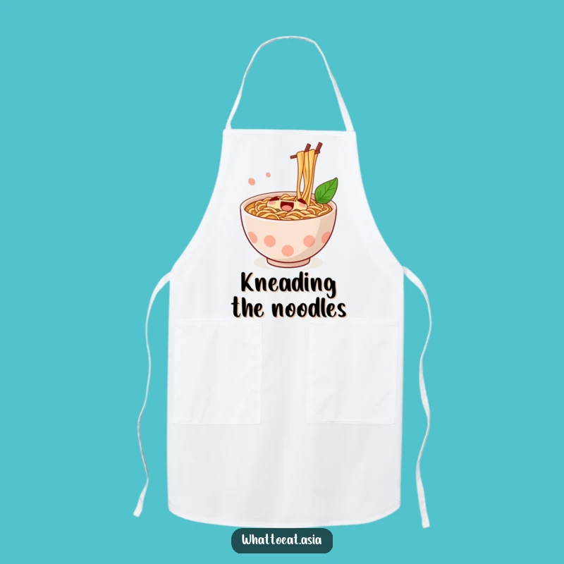 Funny Ramen Apron: Jubilant Chef Bowl Stirring Bib, Cooking Gift!