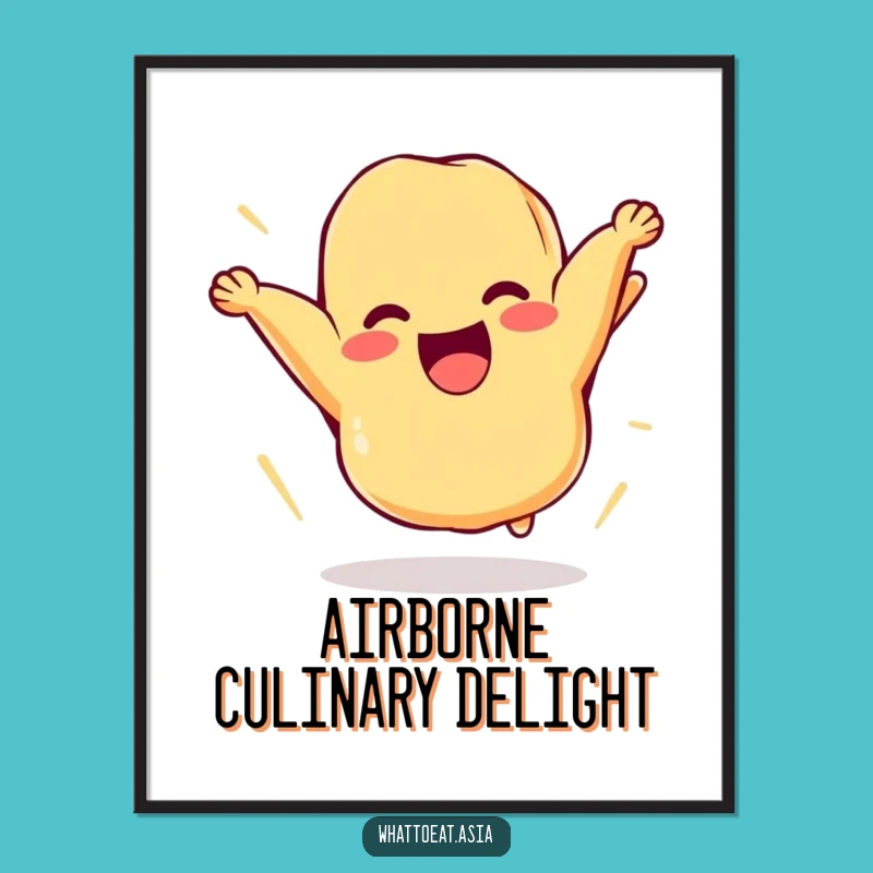 Funny Tempura Poster: Add Comical Action to Your Walls!