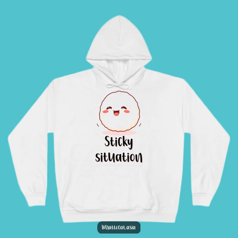 Funny Onigiri Hoodie: Cozy Wiggling Ball Gift for Chilly Days!