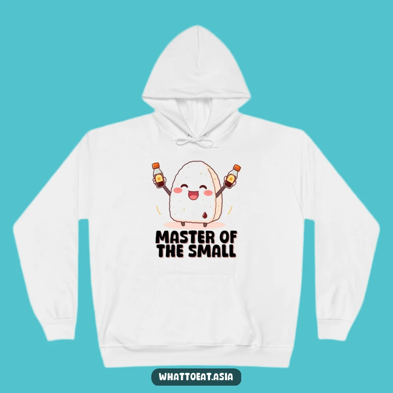 Funny Onigiri Juggling Hoodie: Cozy Up with Culinary Comedy, Great Gift!