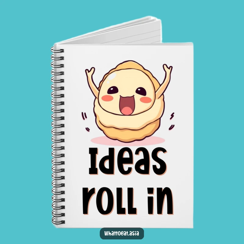 Funny Takoyaki Rolling Notebook: Jot Down Ideas with Joy, Perfect Gift!